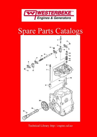 Westerbeke 備件目錄